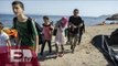 Decenas de inmigrates sirios  llegan a la isla de Lesbos / Paola Virrueta