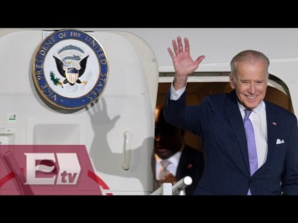 Joe Biden, vicepresidente de EU, llega a la CDMX para abordar temas económicos/ Vianey Esquinca