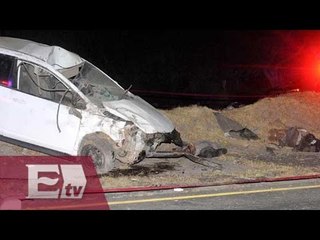 Choque en la México-Teotihuacán deja dos muertos/ Paola Barquet