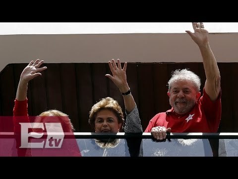 Dilma Rousseff visita a Lula da Silva un día después de su interrogatorio/ Hiram Hurtado