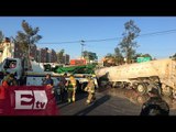 Accidente de pipa en la colonia Morelos provoca caos vial en la zona/ Vianey Esquinca