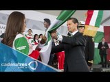 Abanderamiento de atletas mexicanos para los Juegos Centroamericanos 2014