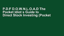 P.D.F D.O.W.N.L.O.A.D The Pocket Idiot s Guide to Direct Stock Investing (Pocket Idiot s Guides
