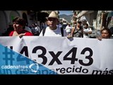 Inicia en Iguala caminata en apoyo a normalistas desaparecidos