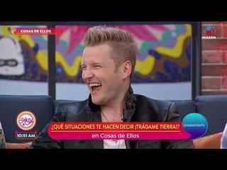 Alexander Acha en Cosas de Ellos ¡Momentos para decir trágame tierra! | Sale el Sol