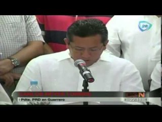 PRD en Guerrero refrenda su apoyo al gobernador Ángel Aguirre