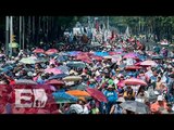 CNTE marcha con rumbo a Segob; complica tránsito / Yuriria Sierra