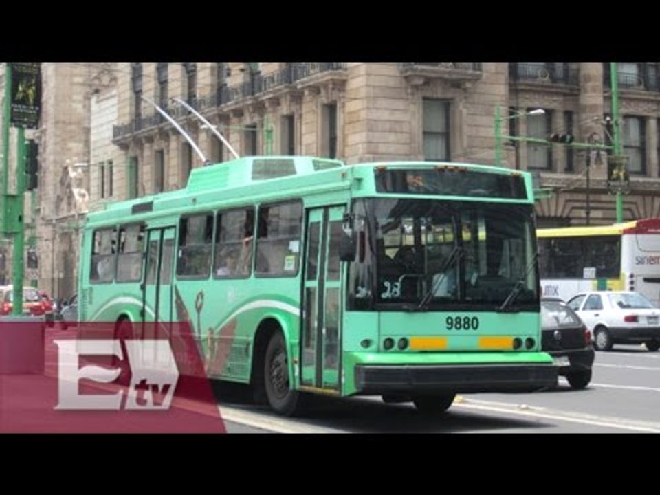 Trolebús, Tren Ligero y RTP serán gratuitos por Hoy No Circula/ Vianey Esquinca