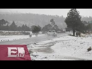 Cierran el Ajusco por caída de aguanieve / Ricardo Salas