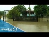 Lluvias dejan inundaciones en varios municipios de Tabasco