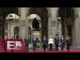 Conmemoran aniversario del Natalicio de Benito Juárez en Palacio Nacional / Ingrid Barrera