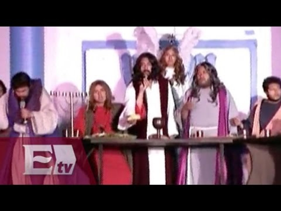 Representación de la Última Cena en Iztapalap...