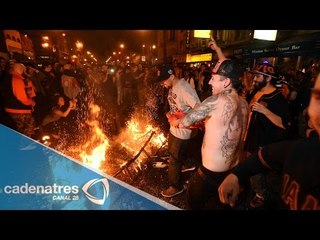 Desmanes en San Francisco tras coronación de Gigantes en la Serie Mundial 2014