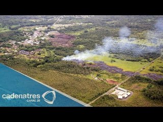 La lava del volcán Kilauea amenaza a un pueblo de Hawaii
