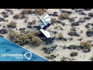 Se estrella nave espacial durante prueba de vuelo en California