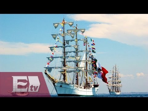 Buque escuela Cuauhtémoc zarpa hacia viaje mundial / Kimberly Armengol