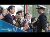 El presidente Peña Nieto destaca labor de las Fuerzas Armadas