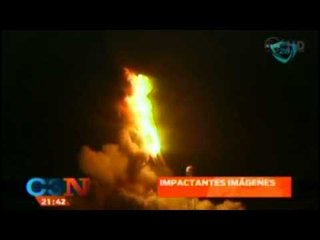 VIDEO: Impresionante explosión de cohete de la NASA