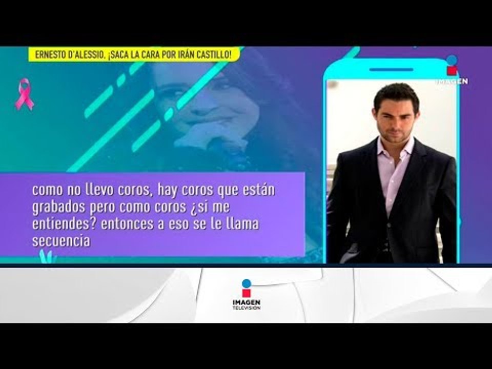 Ernesto D' Alessio da la cara por Irán Castillo | De Primera Mano