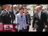 Presidenta de Surcorea llega a México para visita oficial/ Atalo Mata