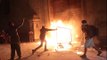Encapuchados intentan quemar a policías en el Zócalo capitalino
