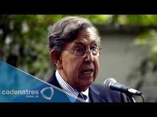 Cárdenas habla luego de presentar su renuncia al PRD