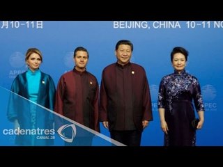 Peña Nieto llega a Beijing para participar en reunión APEC
