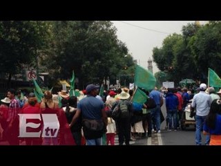 Colapsa Bucareli por marcha de Antorcha Campesina /  Atalo Mata
