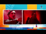 Marilyn Manson resultó herido durante un concierto | Noticias con Francisco Zea