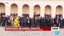 Aznavour national tribute: 