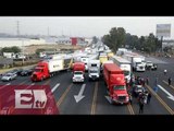 Graves afectaciones viales por el cierre de la México-Querétaro/ Vianey Esquinca