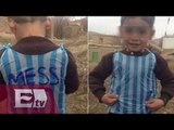 Niño afgano que recibió camisa de Messi, sufre amenazas de secuestro / Kimberly Armengol
