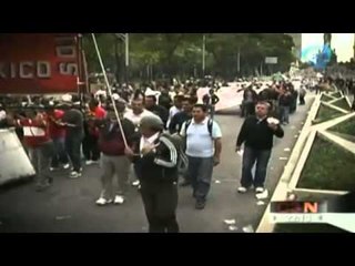 Sábado de marchas y caos en el DF
