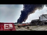 Fuerte explosión en planta de Pemex en Coatzacoalcos, Veracruz / Ricardo Salas