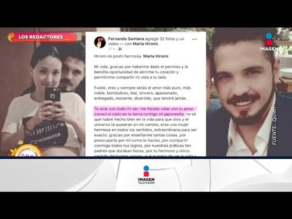 Esposo de Hiromi se despide de ella con emotivo mensaje | Sale el Sol