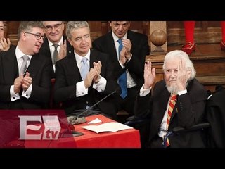 Agradece Fernando del Paso distinción por el Premio Cervantes/ Atalo Mata