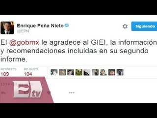 EPN agradece vía twitter trabajo del GIEI en Caso Iguala / Pascal Beltrán