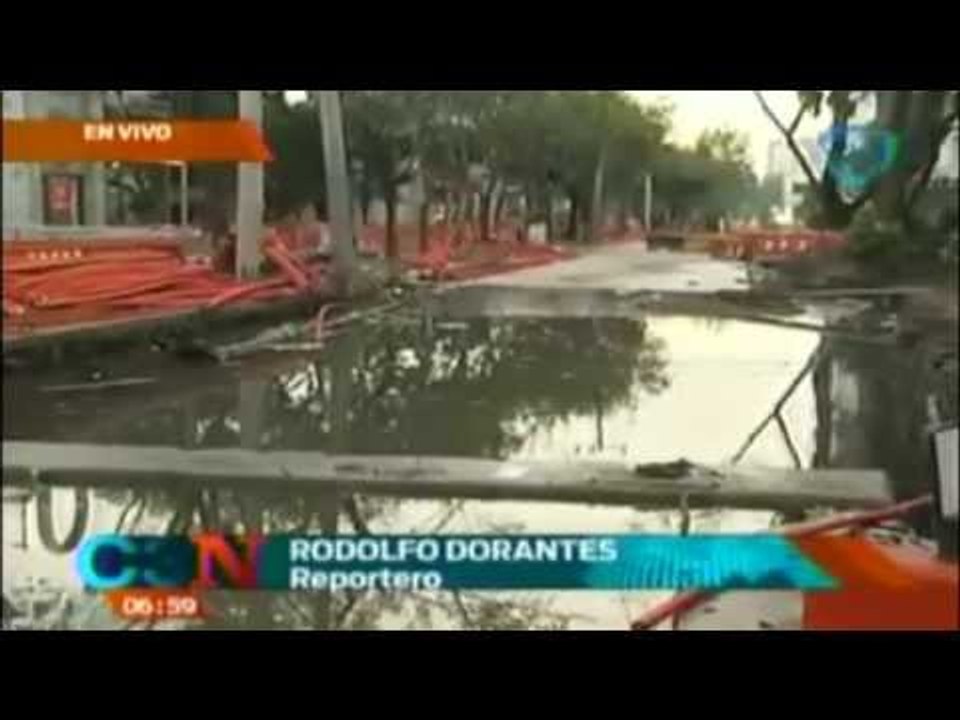 Fuga de agua en Presidente Masaryk