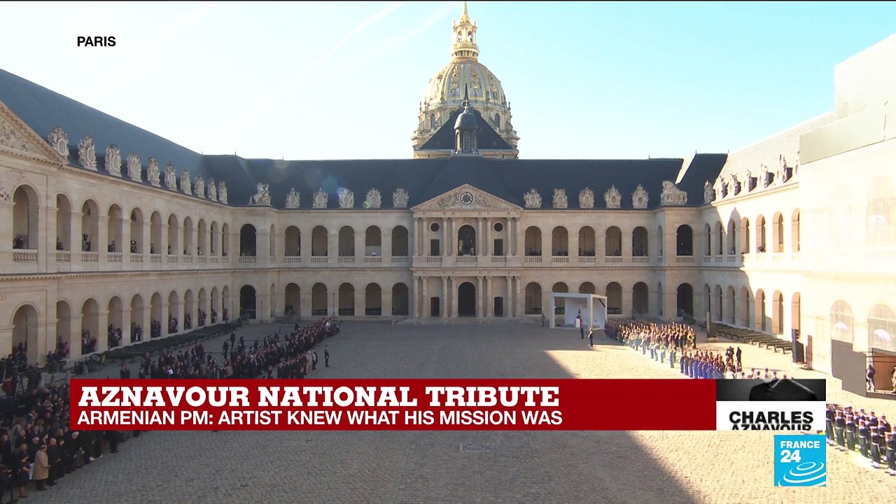 Aznavour national tribute: "A great frenchmen, a great armenian, a great artist, a great humanist"