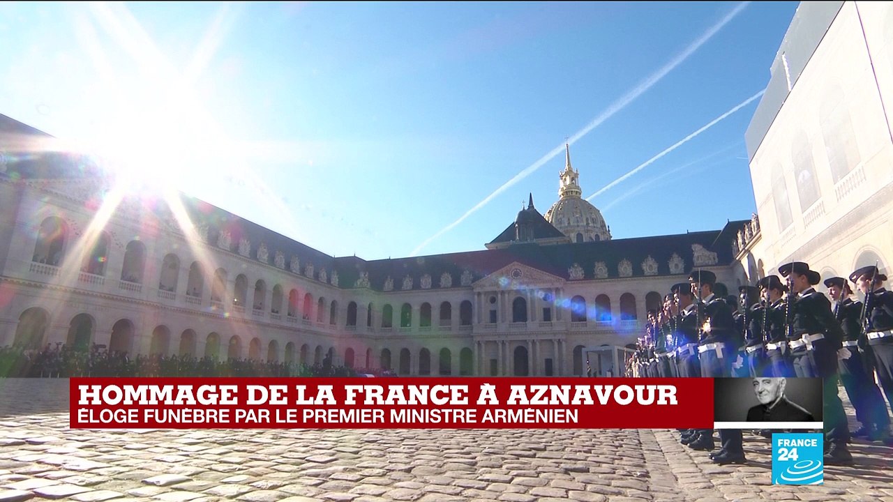 REPLAY - Nikol Pachinian, le président arménien rend hommage à Charles Aznavour