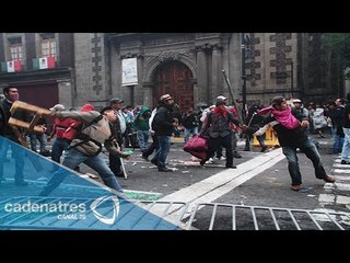Detienen a 16 personas por los destrozos ocurridos después de la mega marcha