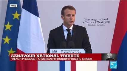 Aznavour national tribute: "For almost a century, he breathed life into us"