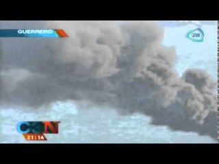 VIDEO: Se incendía yate en Acapulco