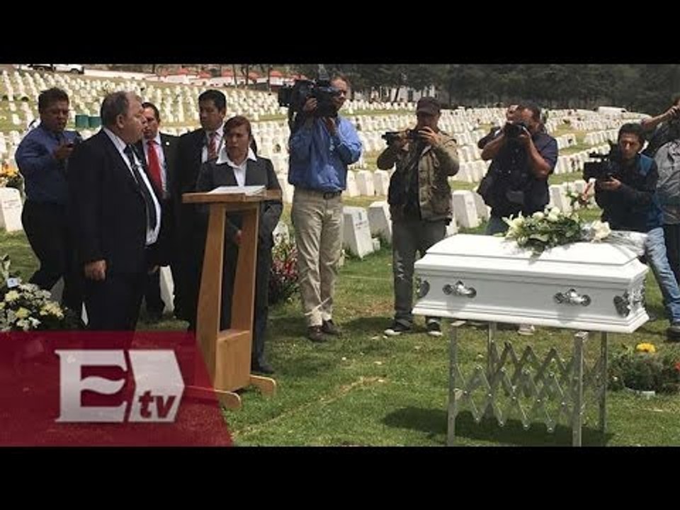 Sepultan en la CDMX a menor hallada muerta en una maleta hace un año/ Vianey Esquinca