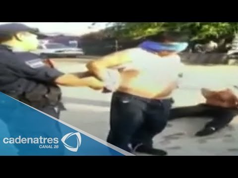 Policías federales golpeados en Tixtla, Guerrero