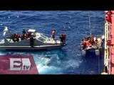 Rescatan a 11 cubanos de naufragio en Quintana Roo Paola / Virrueta