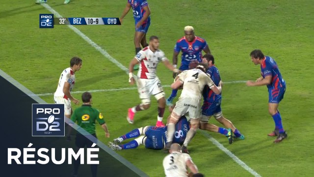 PRO D2 - Résumé Béziers-Oyonnax: 24-19 - J7 - Saison 2018/2019