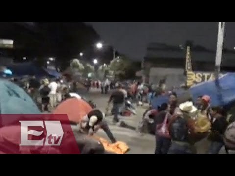 Trasladan campamento de la CNTE de Bucareli a La Ciudadela / Martín Espinosa