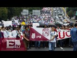 Estudiantes del IPN marchan a Los Pinos / Ricardo Salas