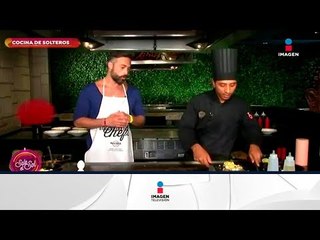 ¡Carlos Arenas aprendió nuevos trucos para su Cocina de Solteros! | Sale el Sol